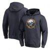 Buffalo Sabres Splatter Logo Pullover Hoodie - Navy - Back View