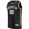 Brooklyn Nets Fashion7 Fast Break Custom Replica Jersey Black - - Side View