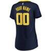 Indiana Pacers Fashion7 Women's Fast Break Custom Jersey Navy - - Detail View