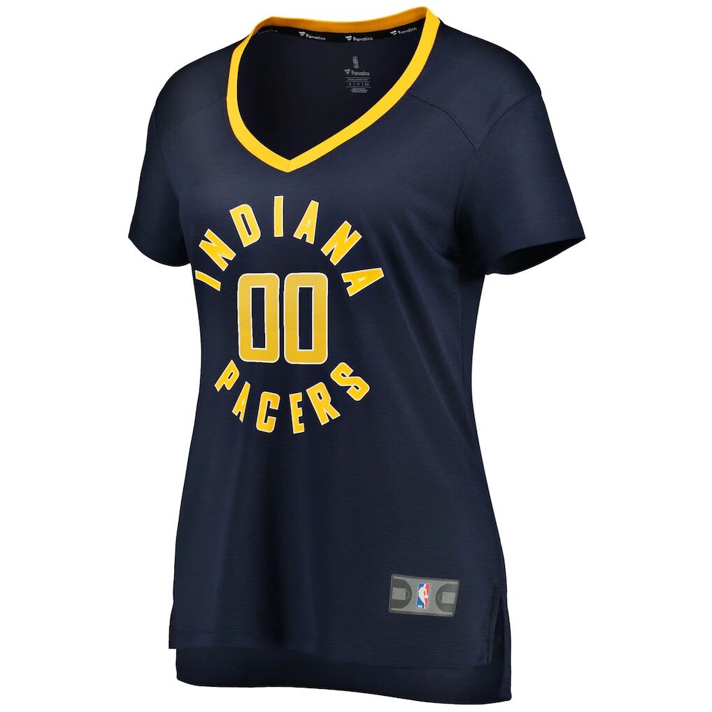 Indiana Pacers Fashion7 Women's Fast Break Custom Jersey Navy - Icon Edition