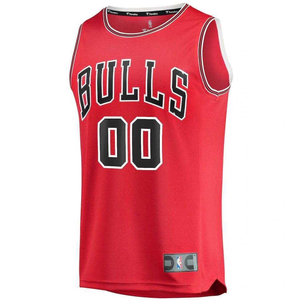 Chicago Bulls Fanatics Youth Fast Break Custom Replica Jersey Red – Icon Edition