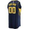 Indiana Pacers Fashion7 Youth Fast Break Custom Replica Jersey Navy - - Detail View