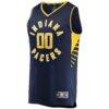 Indiana Pacers Fashion7 Youth Fast Break Custom Replica Jersey Navy - - Side View