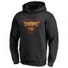 Chicago Bulls Hardwood II Pullover Hoodie - Black - Front View