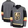 Vegas Golden Knights Fashion7 Youth Alternate Replica Blank Jersey - Black - Front View