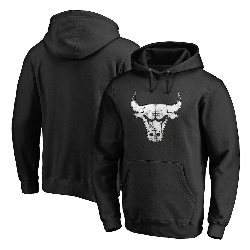 Chicago Bulls Marble Logo Pullover Hoodie
