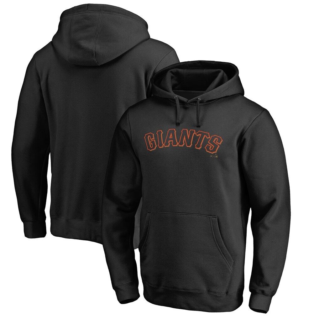 San Francisco Giants Official Wordmark Fitted Pullover Hoodie