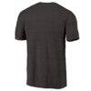 Chicago Bulls Distressed Logo Tri-Blend T-Shirt - Black - Detail View