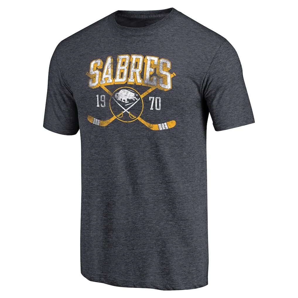 Buffalo Sabres Vintage Collection Line Shift Tri-Blend T-Shirt
