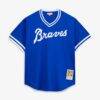 Dale Murphy Atlanta Braves Mitchell & Ness Authentic Batting Practice Jersey - Royal - Back View