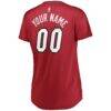 Miami Heat Fashion7 Women's Fast Break Replica Custom Jersey Wine - - Detail View