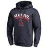 Los Angeles Angels Hometown Collection Halos Pullover Hoodie - Navy - Front View
