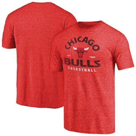 Chicago Bulls Vintage Arch Tri-Blend T-Shirt