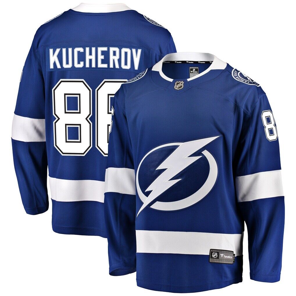 Nikita Kucherov Tampa Bay Lightning Fashion7  Breakaway Jersey
