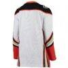 Anaheim Ducks Fashion7 Women's Away Breakaway Jersey - White - Detail View