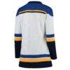 St. Louis Blues Fashion7 Women's Away Breakaway Jersey - White - Detail View