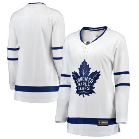 Toronto Maple Leafs Fashion7 Women's Away Breakaway Jersey - White - Front View