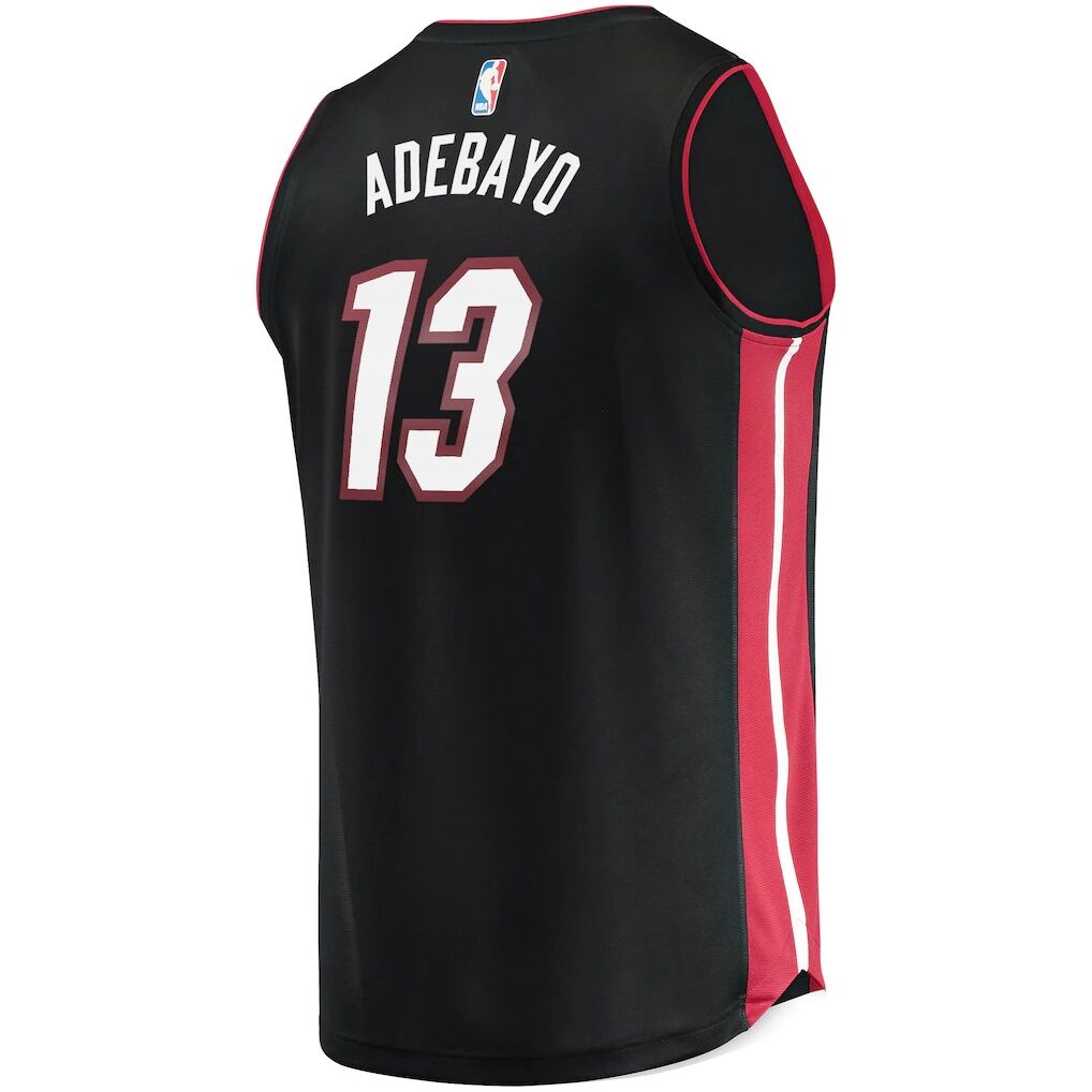 Bam Adebayo Miami Heat Fashion7 Fast Break Replica Player Jersey - Icon Edition
