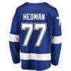 Victor Hedman Tampa Bay Lightning Fashion7 Home Breakaway Player Jersey - Blue - Detail View