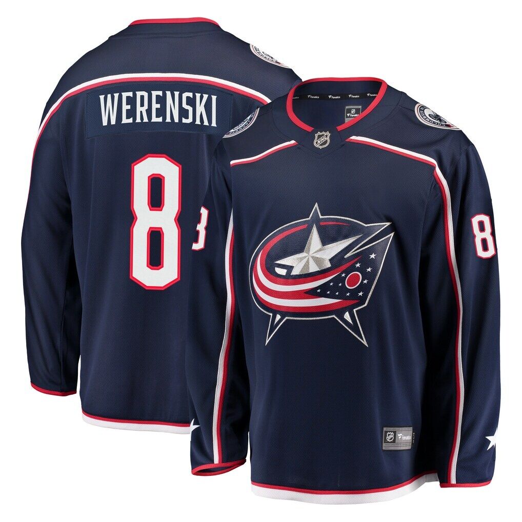 Zach Werenski Columbus Blue Jackets Fashion7 Breakaway Jersey