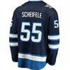 Mark Scheifele Winnipeg Jets Fashion7 Breakaway Replica Jersey - Navy - Detail View