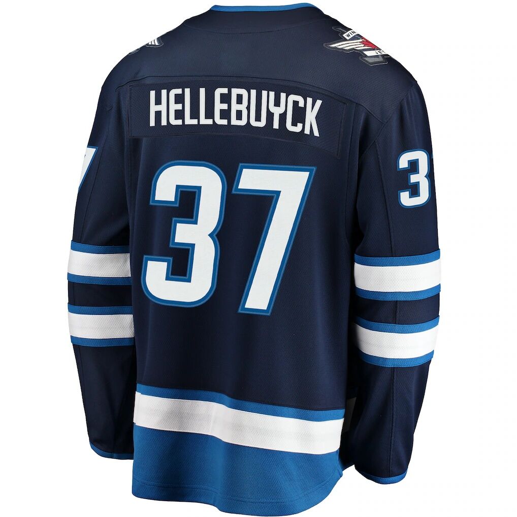Connor Hellebuyck Winnipeg Jets Fashion7 Breakaway Replica Jersey