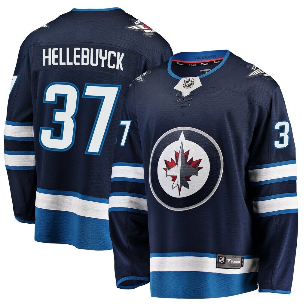 Connor Hellebuyck Winnipeg Jets Fashion7 Breakaway Replica Jersey