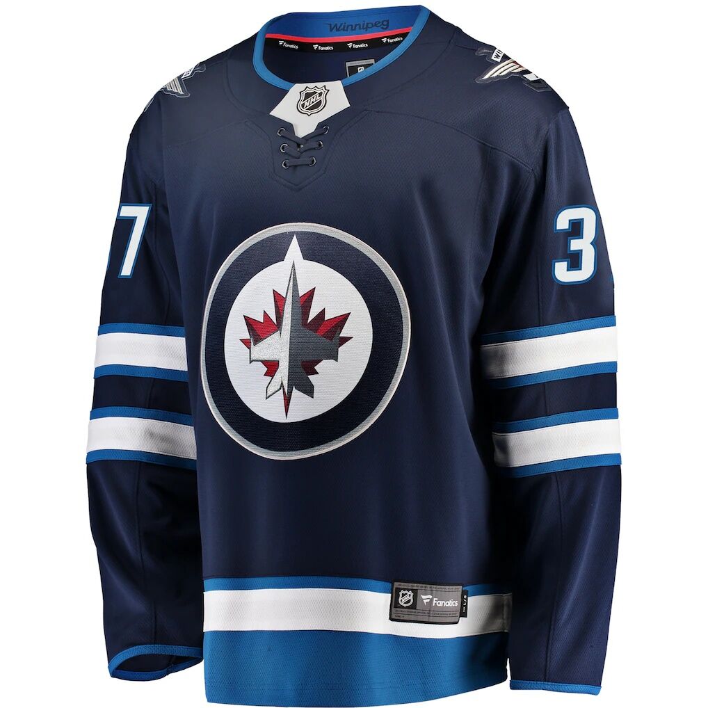 Connor Hellebuyck Winnipeg Jets Fashion7 Breakaway Replica Jersey