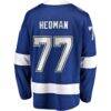 Victor Hedman Tampa Bay Lightning Fashion7 Breakaway Jersey - Blue - Detail View