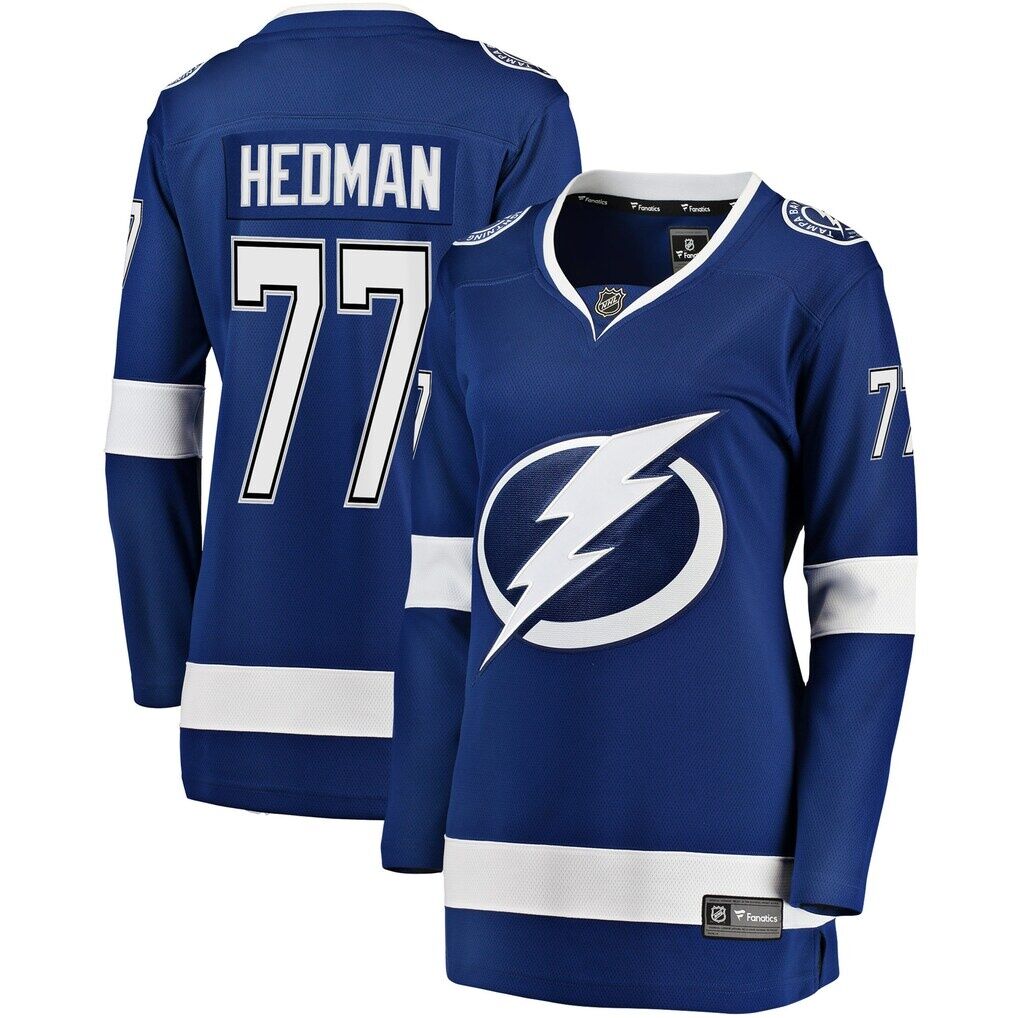 Victor Hedman Tampa Bay Lightning Fashion7 Women's Home Breakaway Jersey