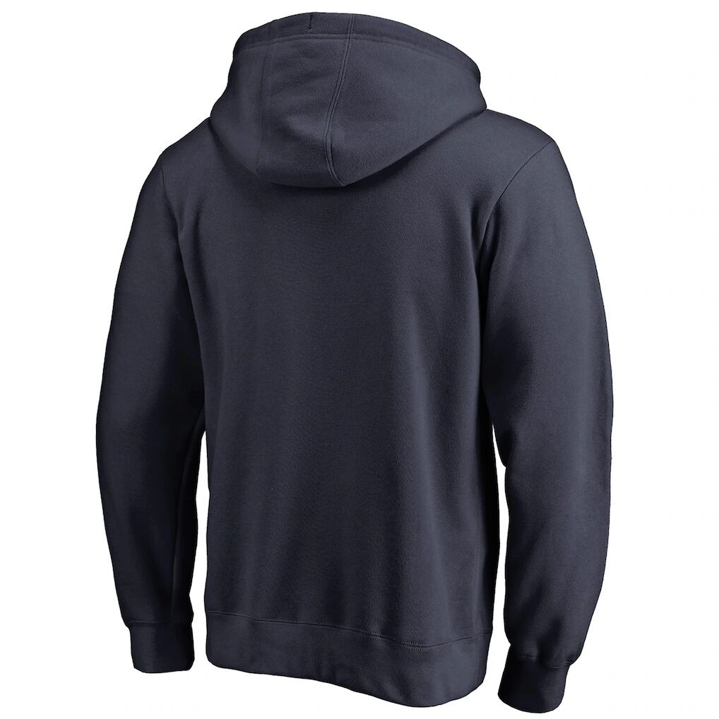 Detroit Tigers Team Lockup Fitted Pullover Hoodie