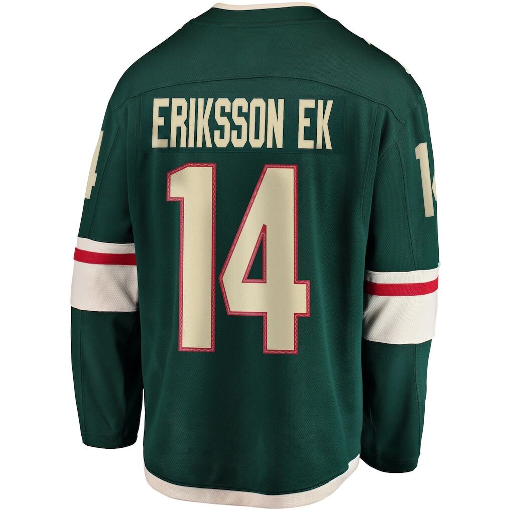 Joel Eriksson Ek Minnesota Wild Fashion7 Breakaway Jersey