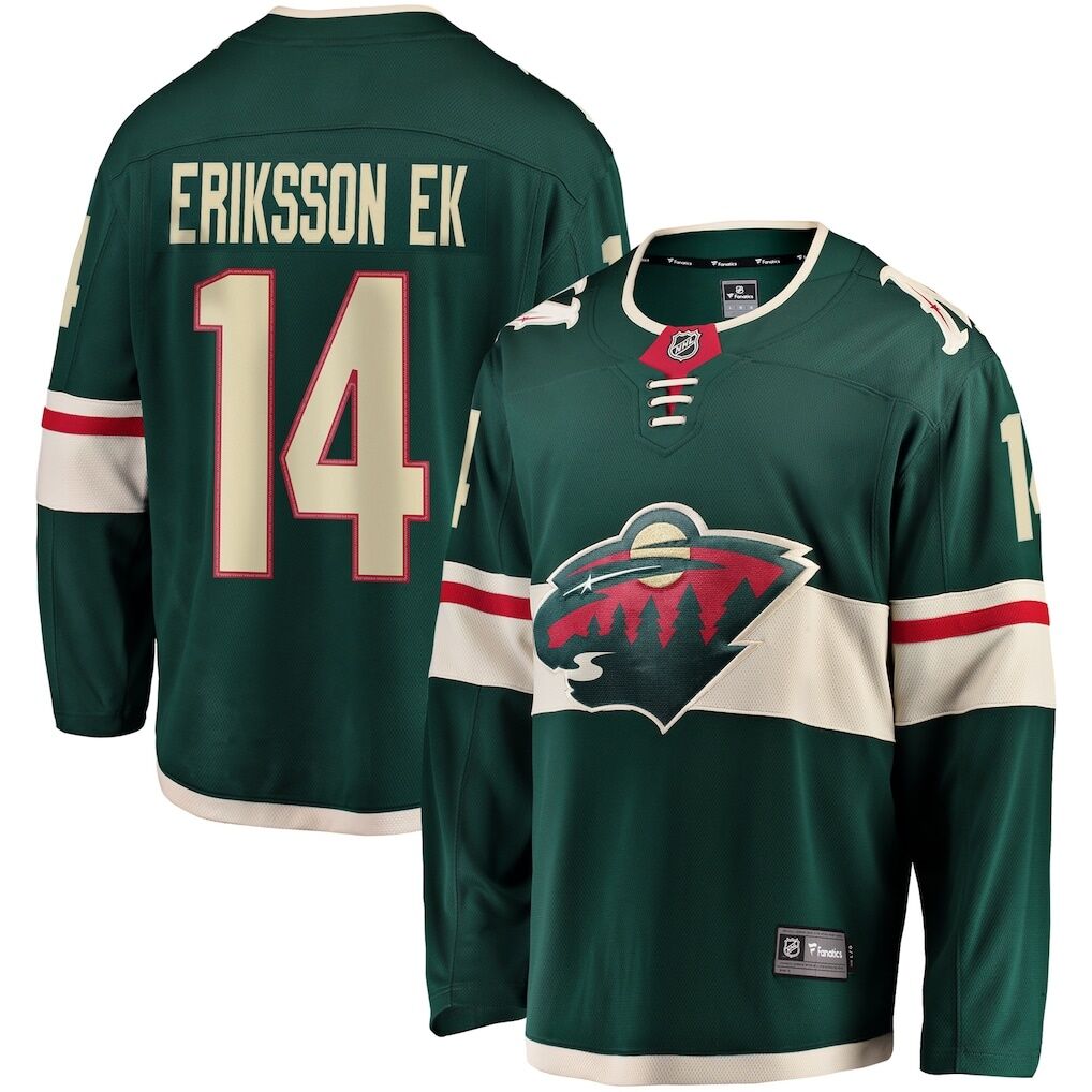 Joel Eriksson Ek Minnesota Wild Fashion7 Breakaway Jersey