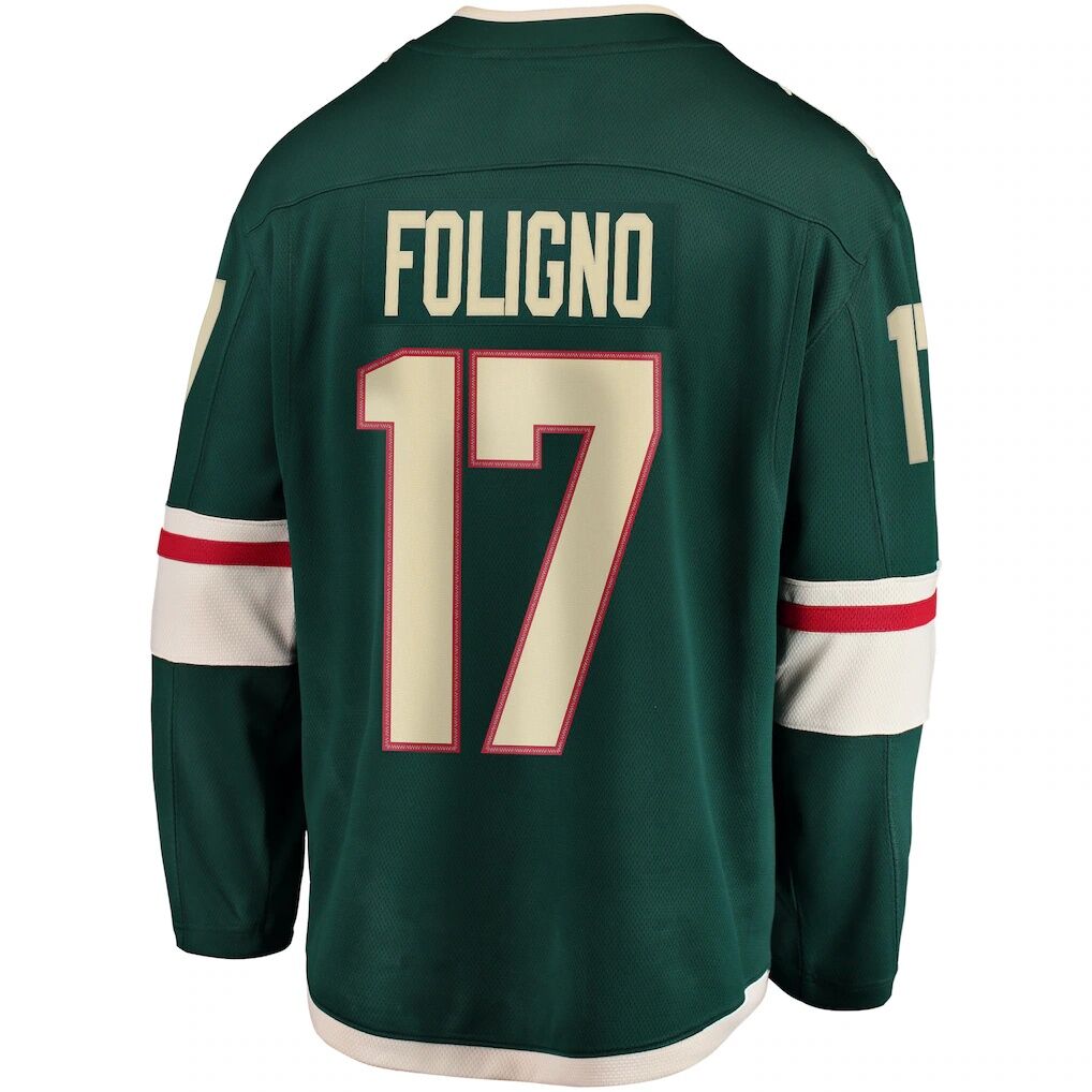 Marcus Foligno Minnesota Wild Fashion7 Breakaway Jersey