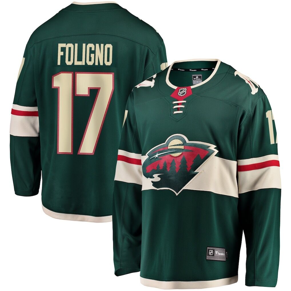 Marcus Foligno Minnesota Wild Fashion7 Breakaway Jersey