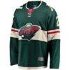 Jonas Brodin Minnesota Wild Fashion7 Breakaway Jersey - Green - Side View