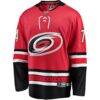 Jaccob Slavin Carolina Hurricanes Fashion7 Alternate Breakaway Player Jersey - Red - Side View