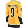 Filip Forsberg Nashville Predators Fashion7 Women's Breakaway Player Jersey - Gold - Detail View