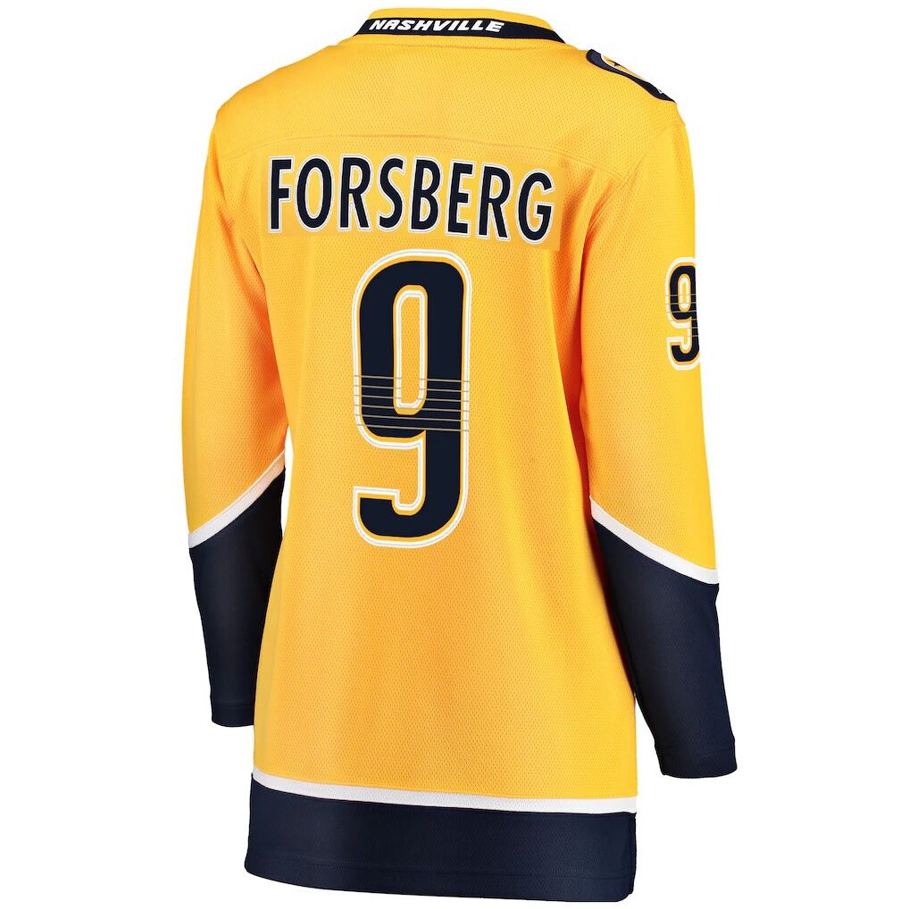 Filip Forsberg Nashville Predators Fashion7 Women's Breakaway Player Jersey