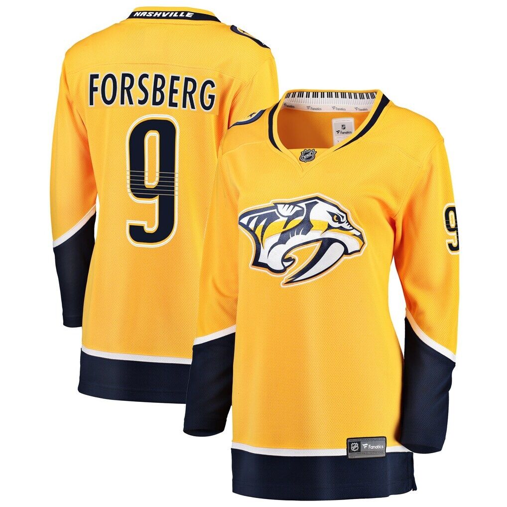 Filip Forsberg Nashville Predators Fashion7 Women's Breakaway Player Jersey
