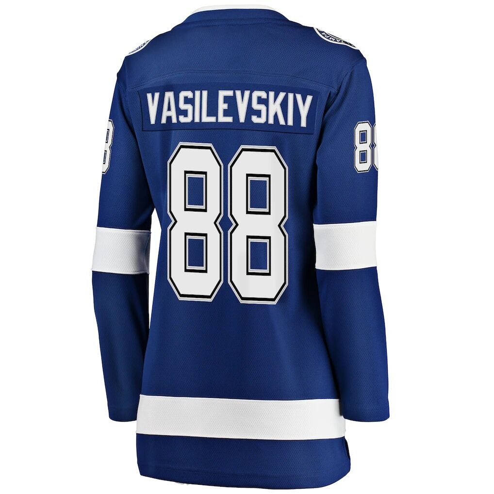 Andrei Vasilevskiy Tampa Bay Lightning Fashion7 Women's Breakaway Player Jersey