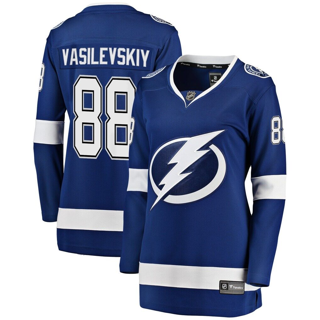 Andrei Vasilevskiy Tampa Bay Lightning Fashion7 Women's Breakaway Player Jersey