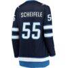 Mark Scheifele Winnipeg Jets Fashion7 Women's Breakaway Player Jersey - Navy - Detail View