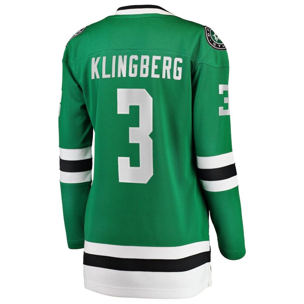 John Klingberg Dallas Stars Fashion7 Women's Breakaway Player Jersey - Kelly Green