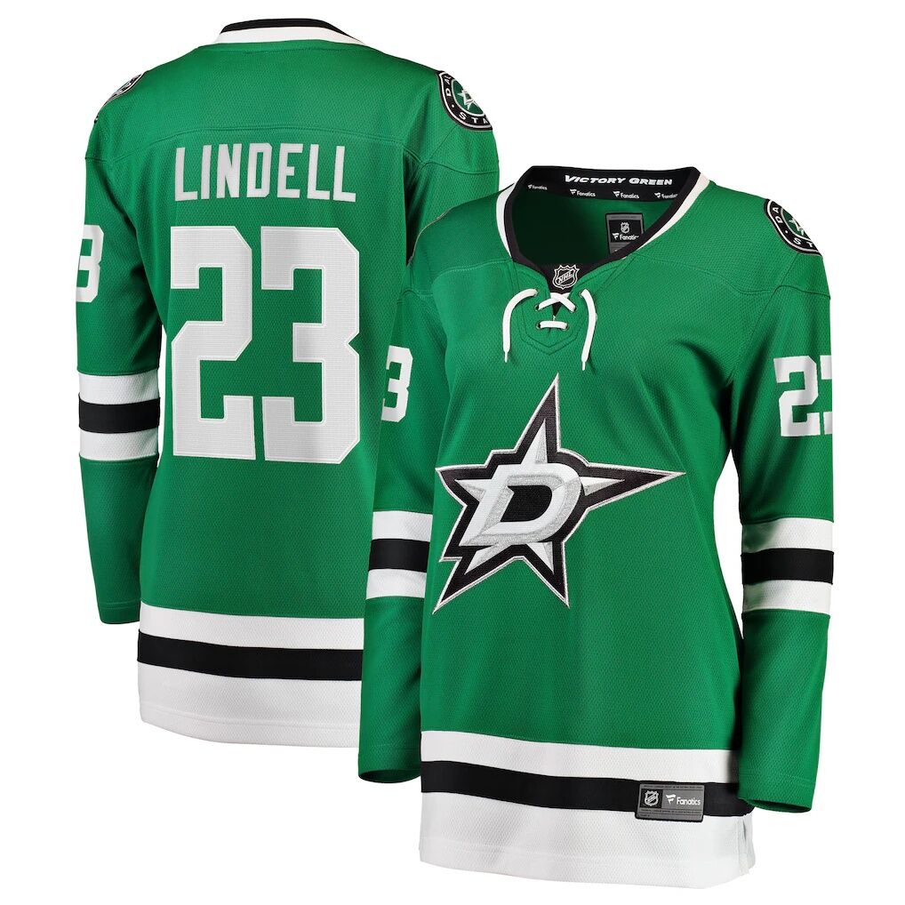 Esa Lindell Dallas Stars Fashion7 Women's Breakaway Player Jersey - Kelly Green