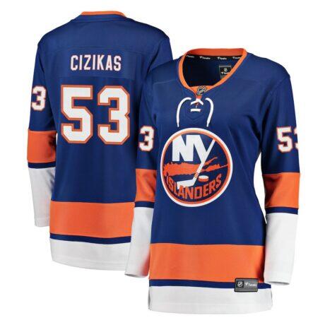 Casey Cizikas New York Islanders Fashion7 Women's Breakaway Player Jersey - - Front View