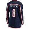 Zach Werenski Columbus Blue Jackets Fashion7 Women's Breakaway Jersey - Navy - Detail View