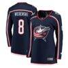 Zach Werenski Columbus Blue Jackets Fashion7 Women's Breakaway Jersey - Navy - Front View