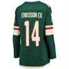Joel Eriksson Ek Minnesota Wild Fashion7 Women's Breakaway Player Jersey - Green - Detail View