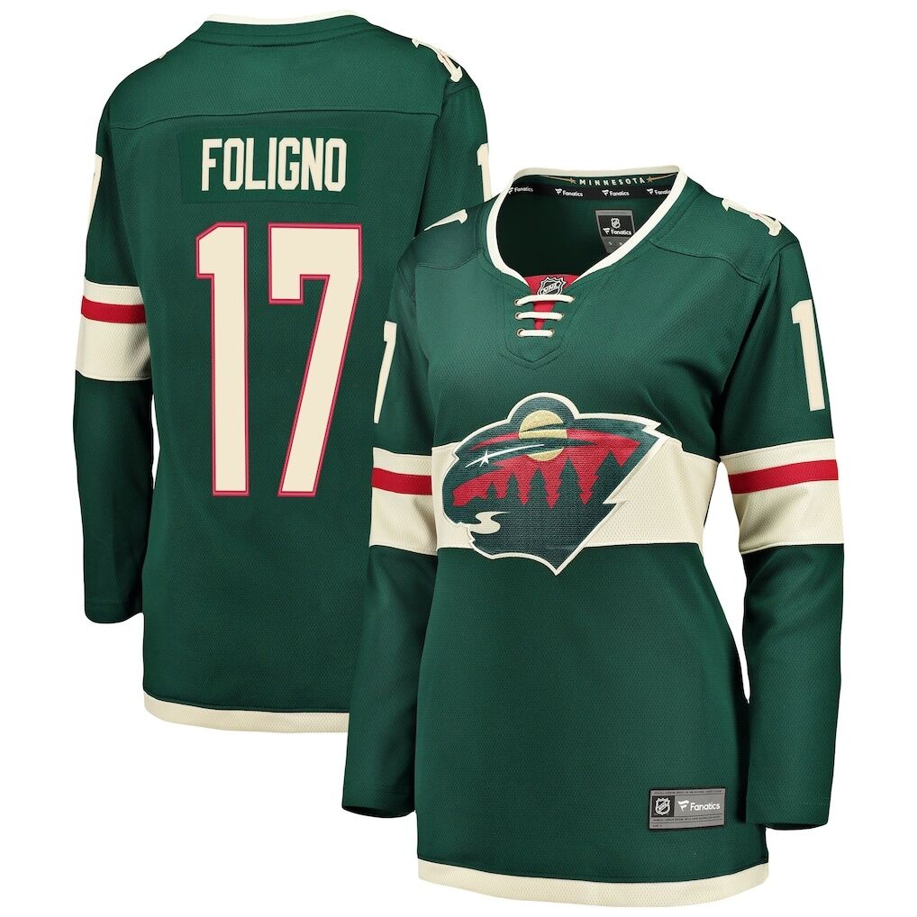 Marcus Foligno Minnesota Wild Fashion7 Women's Breakaway Player Jersey